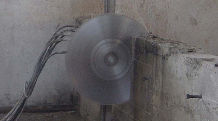 dischi diamantati per taglio pareti